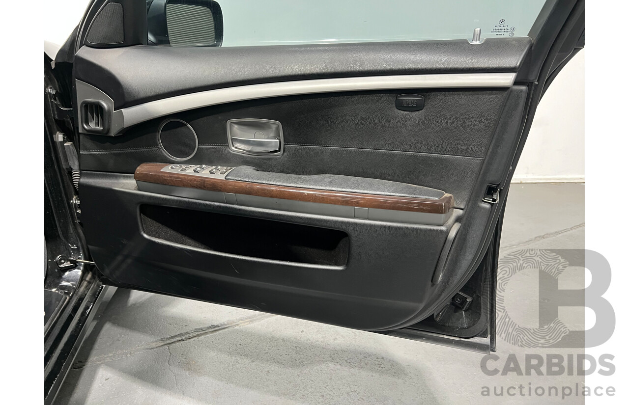 8/2007 BMW 740Li E65 UPGRADE 4d Sedan Black 4.0L V8