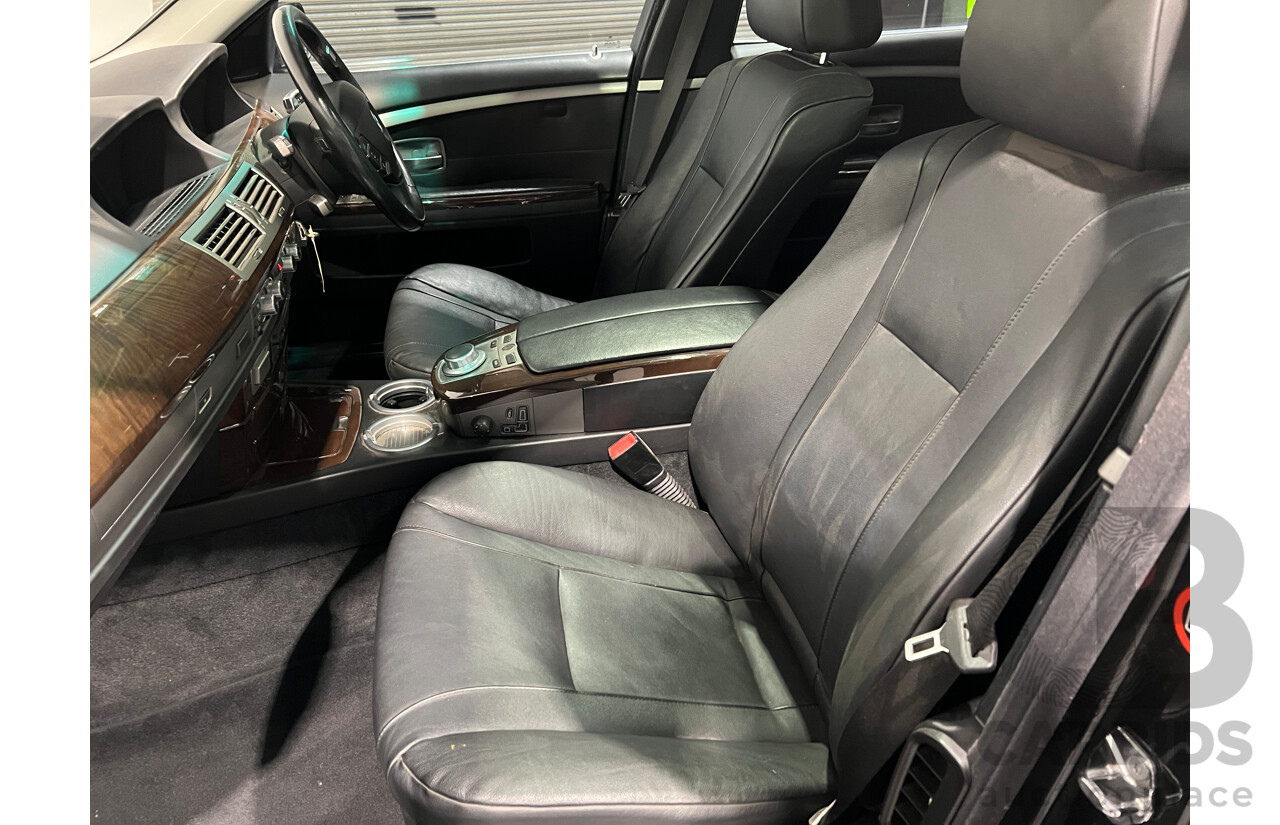 8/2007 BMW 740Li E65 UPGRADE 4d Sedan Black 4.0L V8