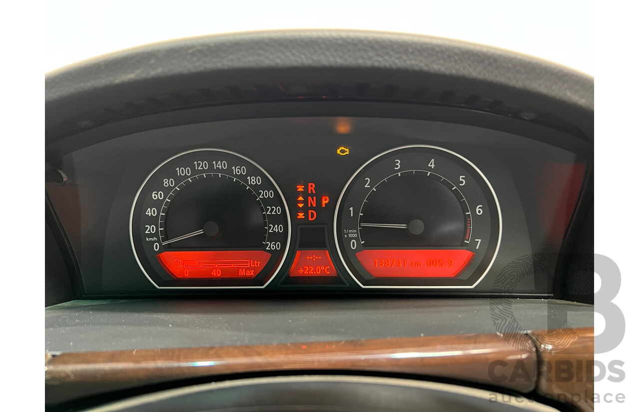 8/2007 BMW 740Li E65 UPGRADE 4d Sedan Black 4.0L V8