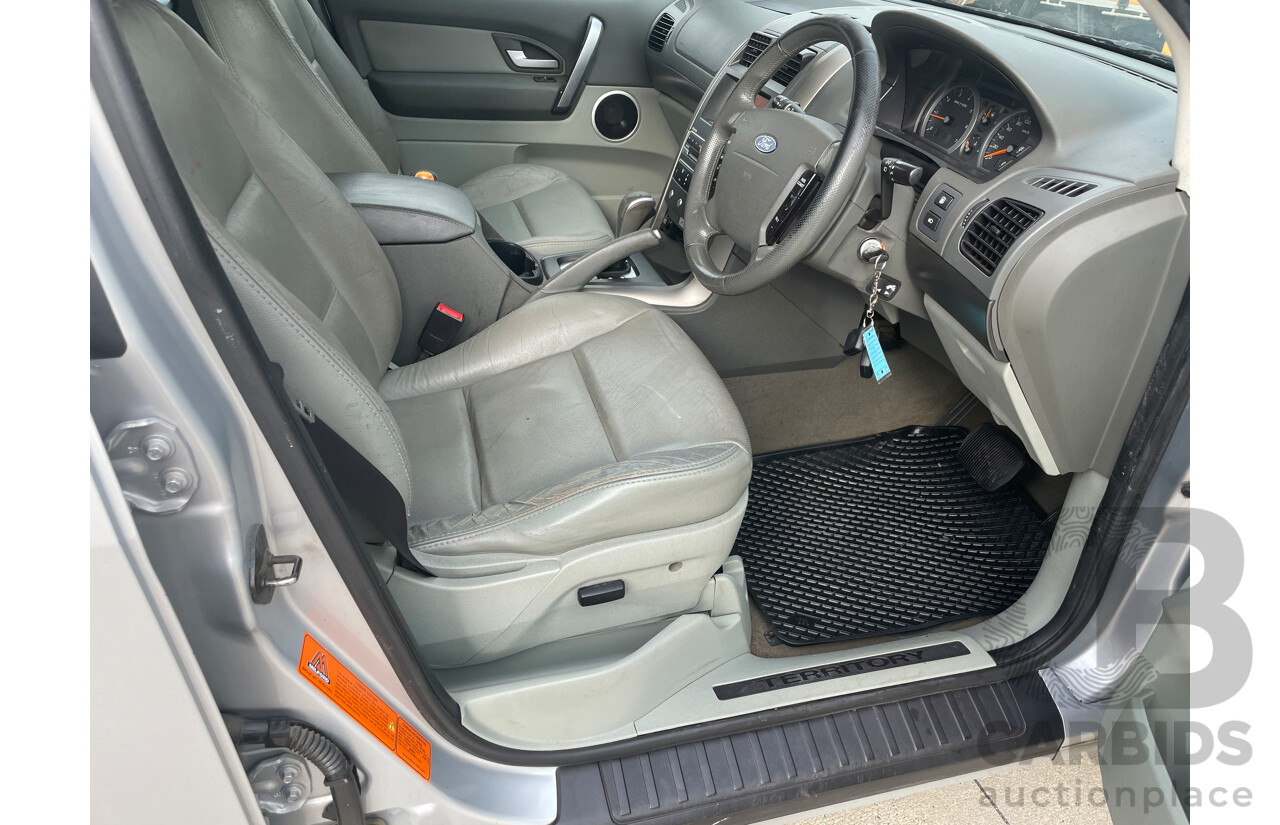 2/2007 Ford Territory GHIA (4x4) SY 4d Wagon Silver 4.0L