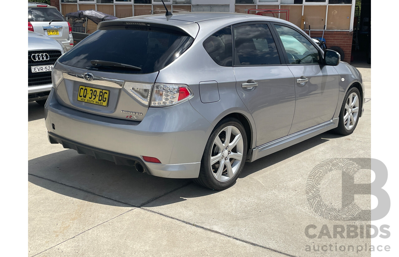 4/2008 Subaru Impreza RS (awd) MY08 5d Hatchback Silver 2.0L