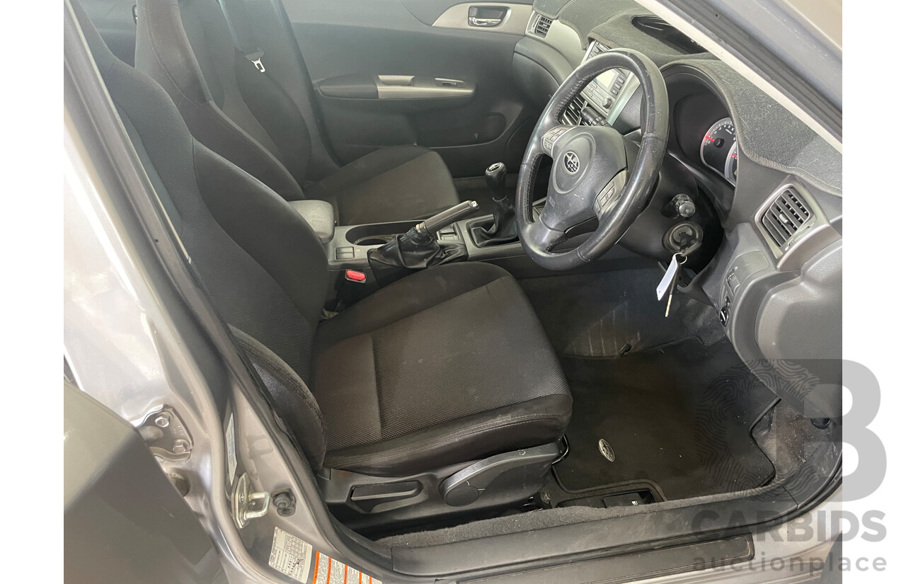 4/2008 Subaru Impreza RS (awd) MY08 5d Hatchback Silver 2.0L