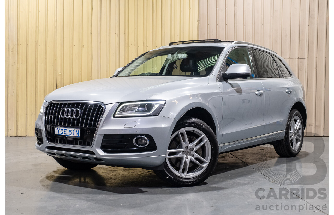 8/2013 Audi Q5 3.0 TDI Quattro 8R MY13 4d Wagon Silver 3.0L Turbo Diesel