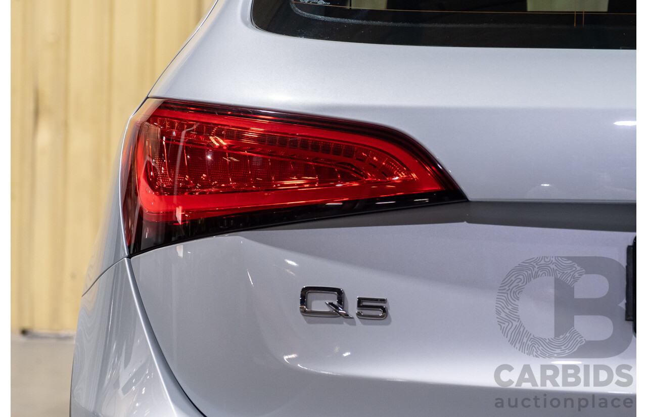8/2013 Audi Q5 3.0 TDI Quattro 8R MY13 4d Wagon Silver 3.0L Turbo Diesel