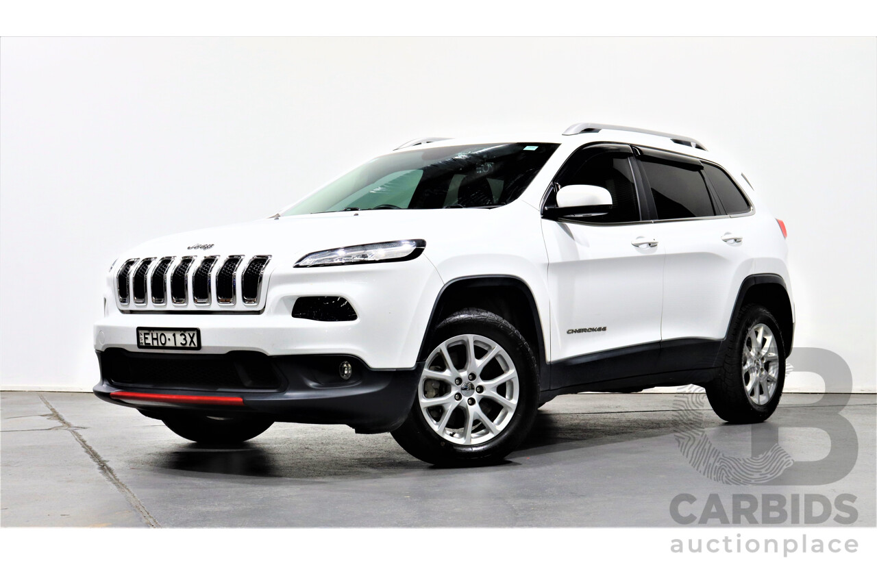 9/2016 Jeep Cherokee Longitude (4x4) KL 4d Wagon White 3.2L V6