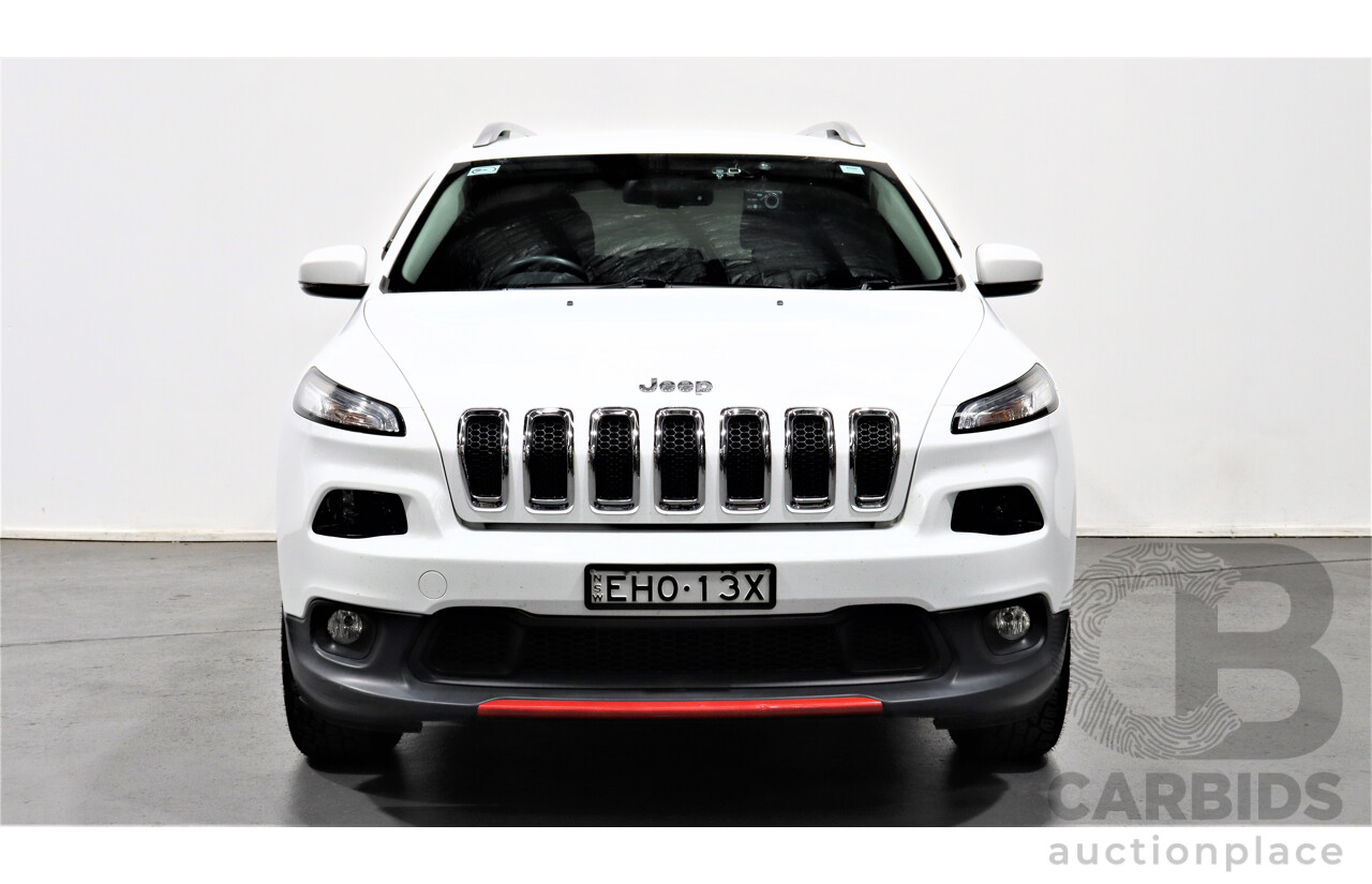 9/2016 Jeep Cherokee Longitude (4x4) KL 4d Wagon White 3.2L V6