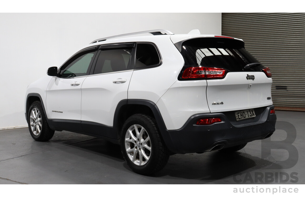 9/2016 Jeep Cherokee Longitude (4x4) KL 4d Wagon White 3.2L V6