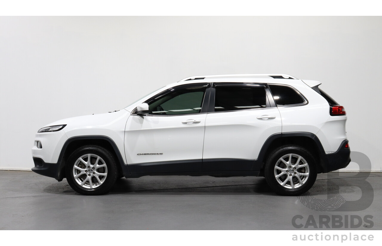 9/2016 Jeep Cherokee Longitude (4x4) KL 4d Wagon White 3.2L V6