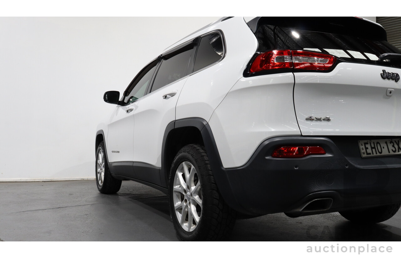 9/2016 Jeep Cherokee Longitude (4x4) KL 4d Wagon White 3.2L V6