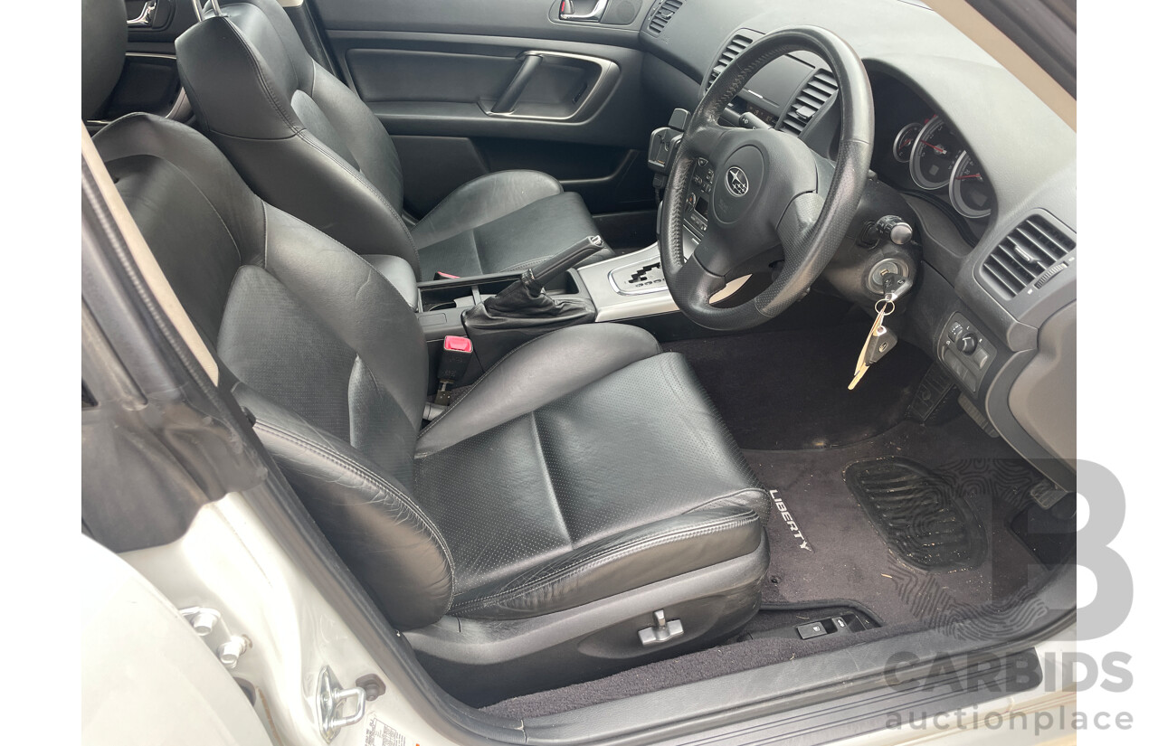 12/2005 Subaru Liberty 2.5i Premium MY06 4d Sedan White 2.5L