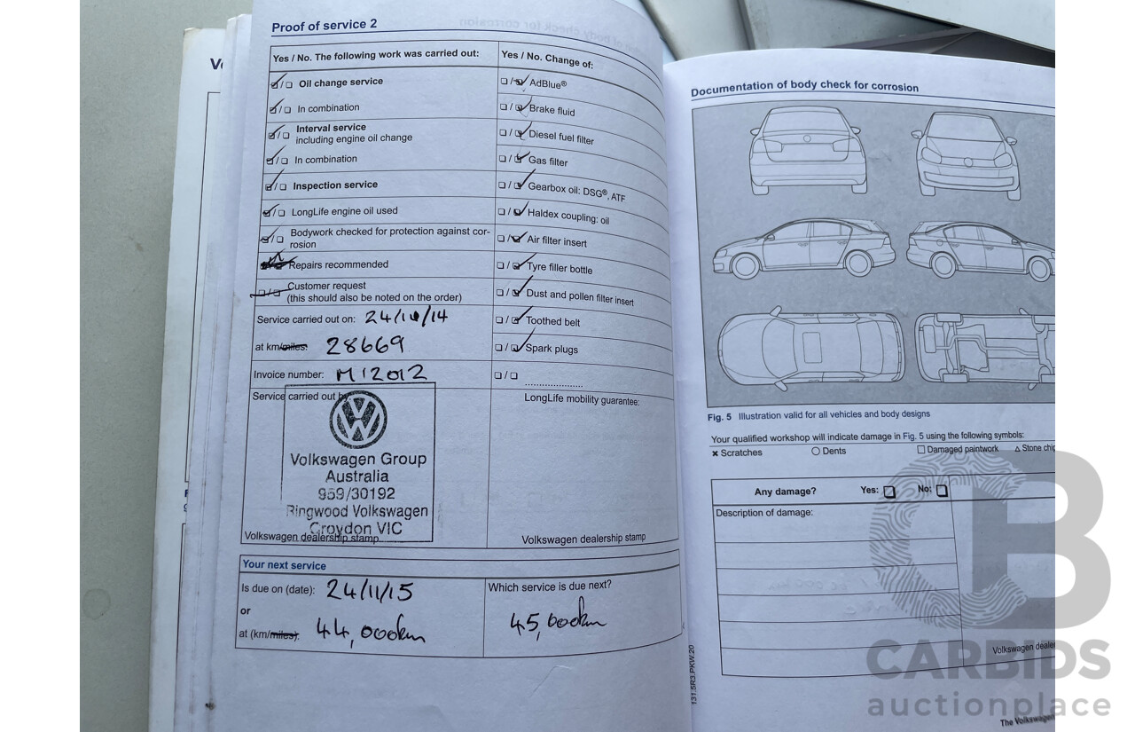 11/2012 Volkswagen Passat 125 TDI Highline 3C MY13 4d Wagon White 2.0L