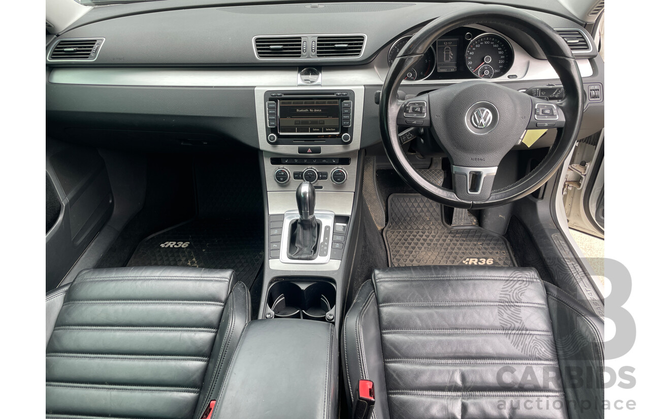 11/2012 Volkswagen Passat 125 TDI Highline 3C MY13 4d Wagon White 2.0L