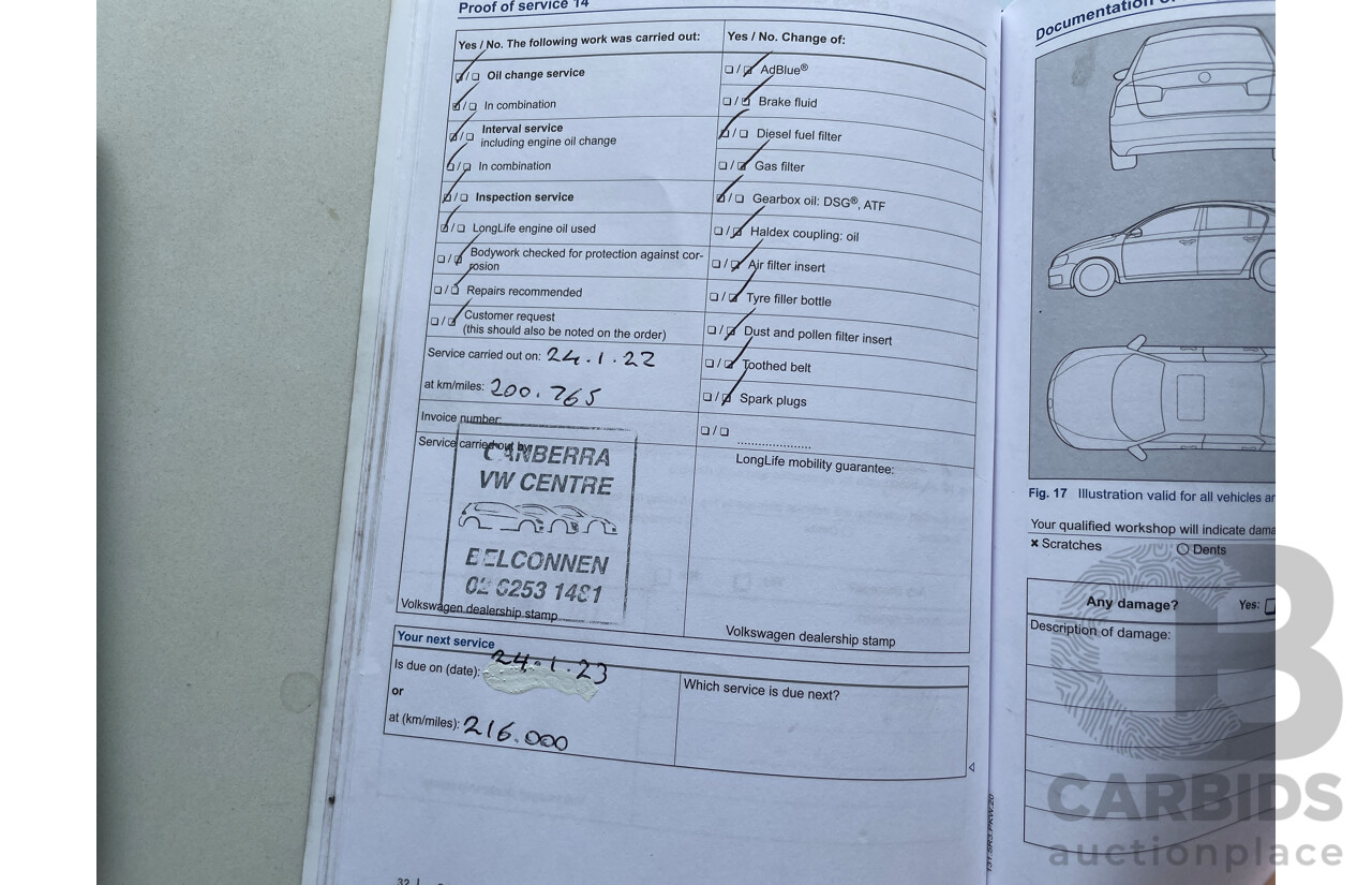 11/2012 Volkswagen Passat 125 TDI Highline 3C MY13 4d Wagon White 2.0L
