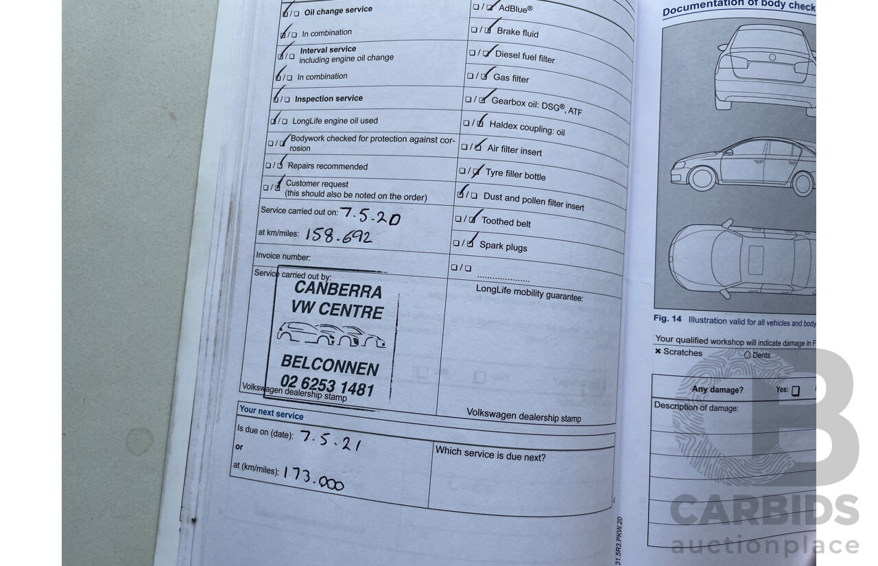 11/2012 Volkswagen Passat 125 TDI Highline 3C MY13 4d Wagon White 2.0L