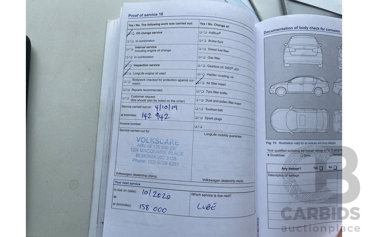 11/2012 Volkswagen Passat 125 TDI Highline 3C MY13 4d Wagon White 2.0L