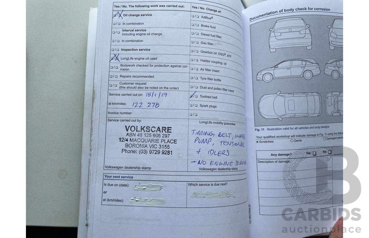 11/2012 Volkswagen Passat 125 TDI Highline 3C MY13 4d Wagon White 2.0L