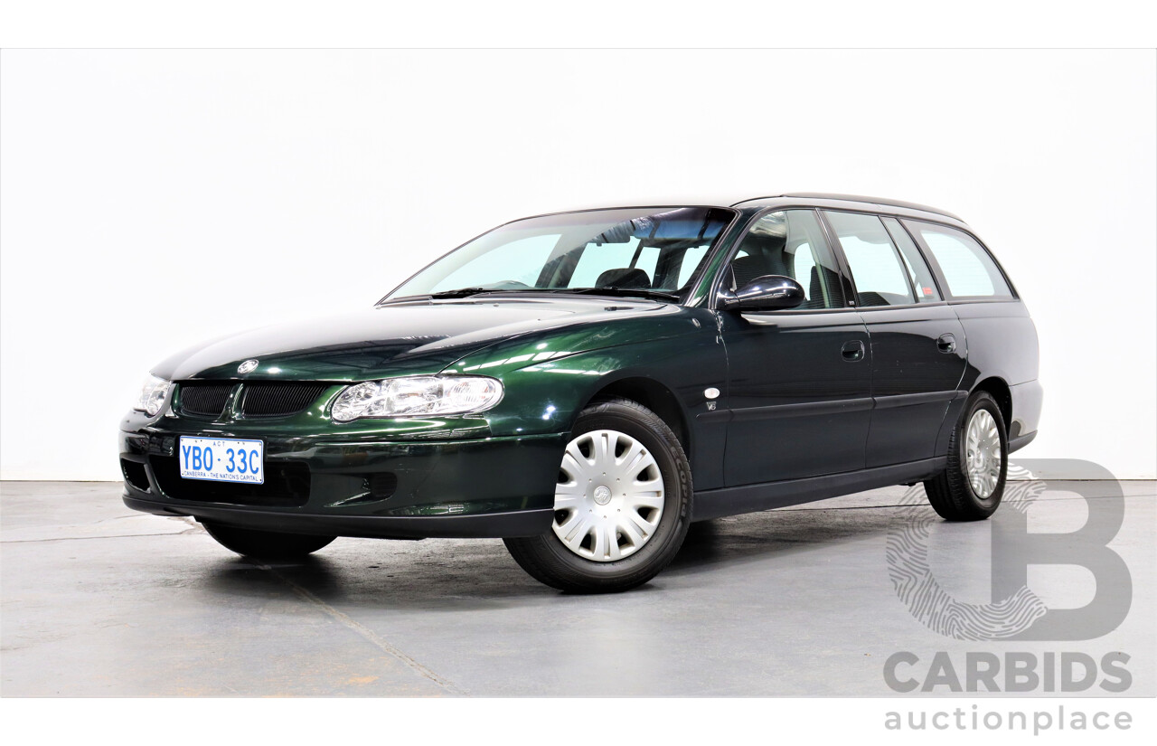 3/2001 Holden Commodore Executive VX 4d Wagon Green 3.8L V6