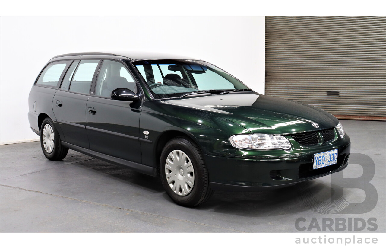3/2001 Holden Commodore Executive VX 4d Wagon Green 3.8L V6