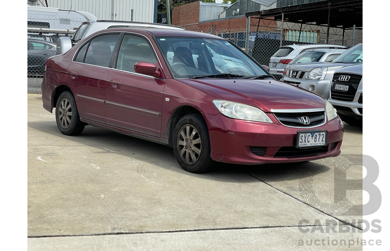 5/2004 Honda Civic GLi 7TH GEN 4d Sedan Red 1.7L