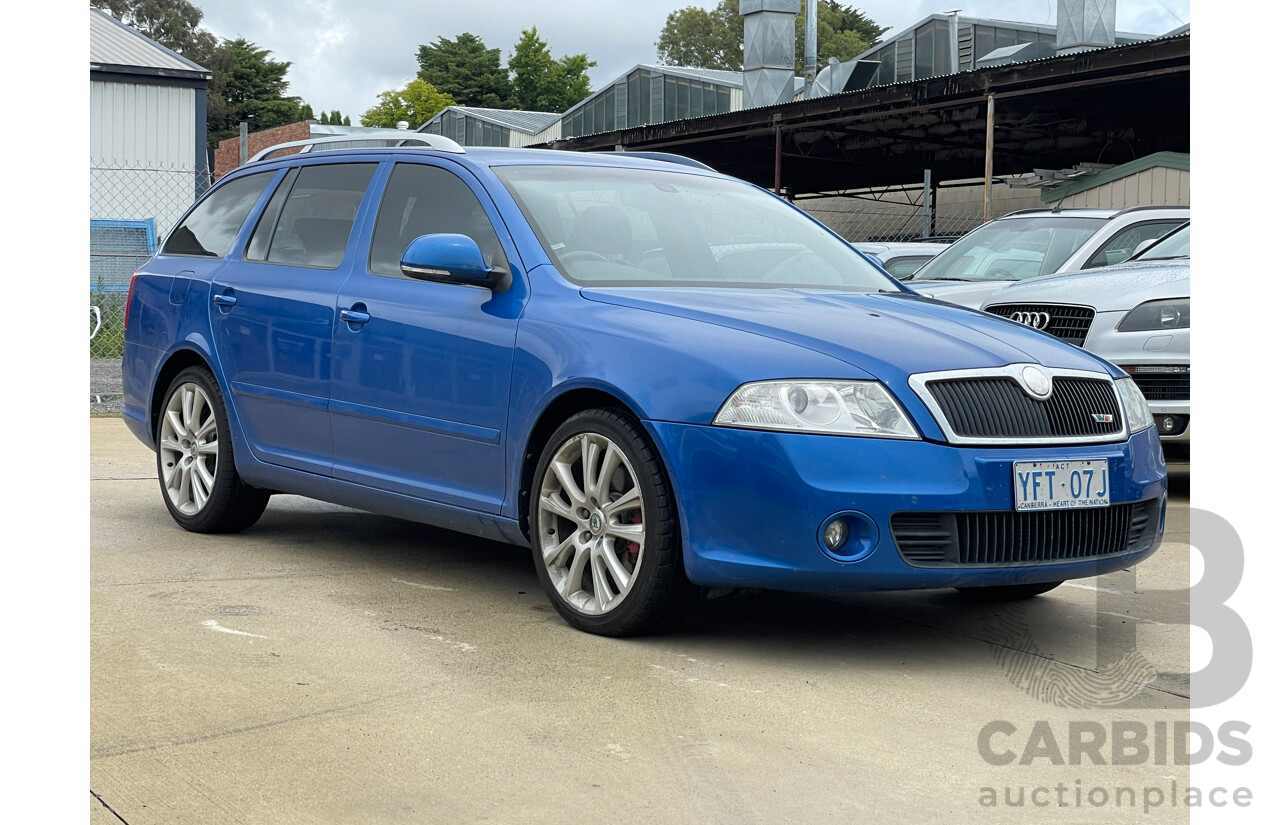 5/2009 Skoda Octavia RS 2.0 TDI 1Z MY09 5d Liftback Blue 2.0L