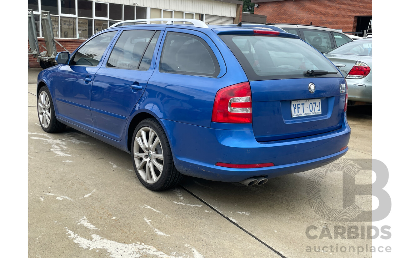 5/2009 Skoda Octavia RS 2.0 TDI 1Z MY09 5d Liftback Blue 2.0L