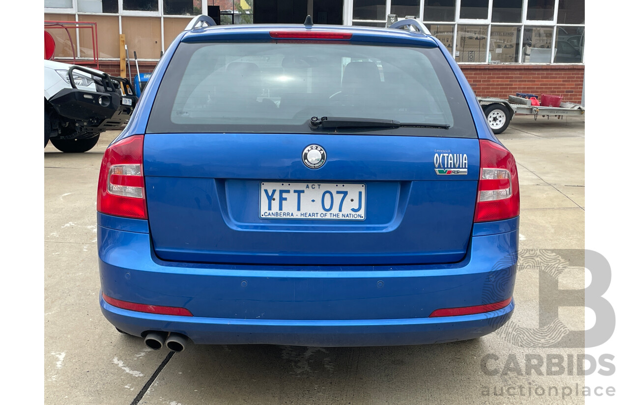 5/2009 Skoda Octavia RS 2.0 TDI 1Z MY09 5d Liftback Blue 2.0L