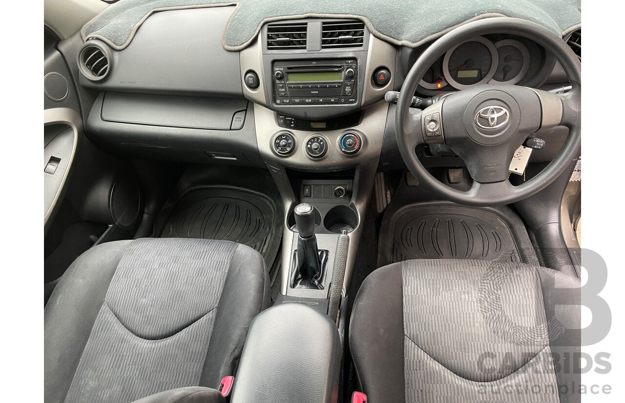 11/2009 Toyota Rav4 CV (4x4) ACA33R 08 UPGRADE 4d Wagon Bronze 2.4L