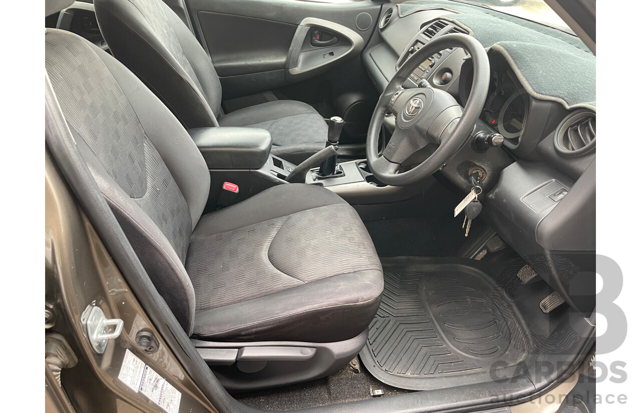 11/2009 Toyota Rav4 CV (4x4) ACA33R 08 UPGRADE 4d Wagon Bronze 2.4L