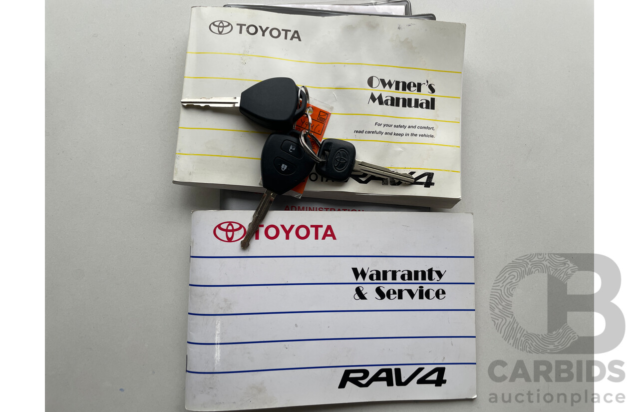 11/2009 Toyota Rav4 CV (4x4) ACA33R 08 UPGRADE 4d Wagon Bronze 2.4L