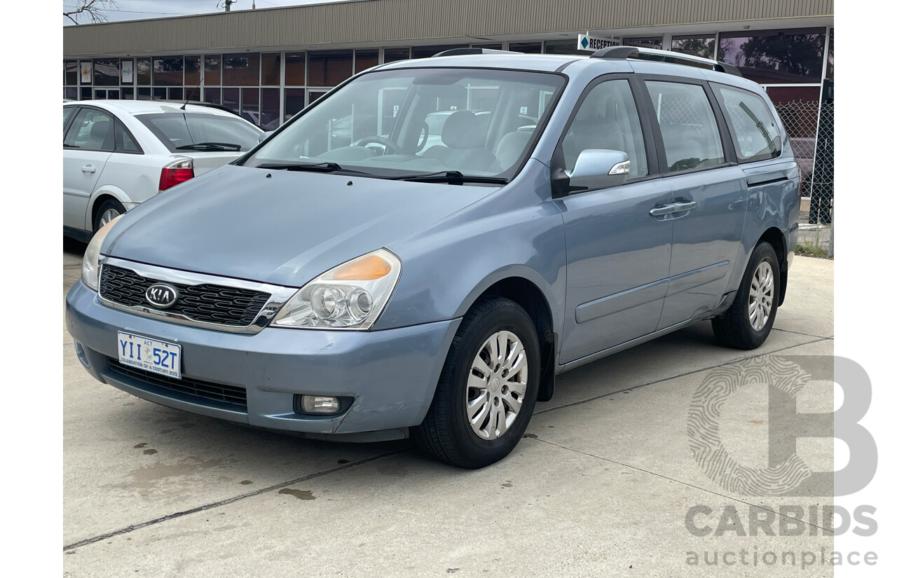 5/2011 Kia Grand Carnival Si VQ MY11 4d Wagon Blue 3.5L