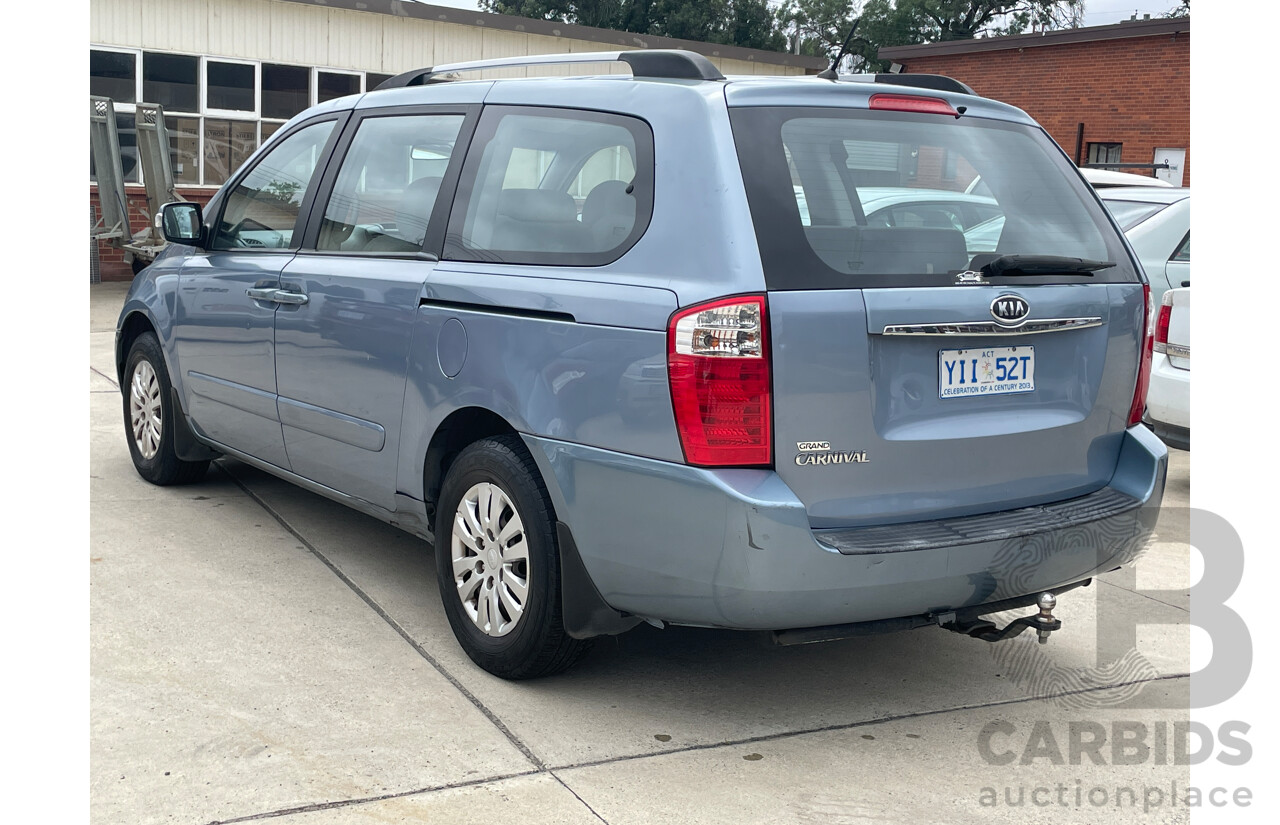5/2011 Kia Grand Carnival Si VQ MY11 4d Wagon Blue 3.5L