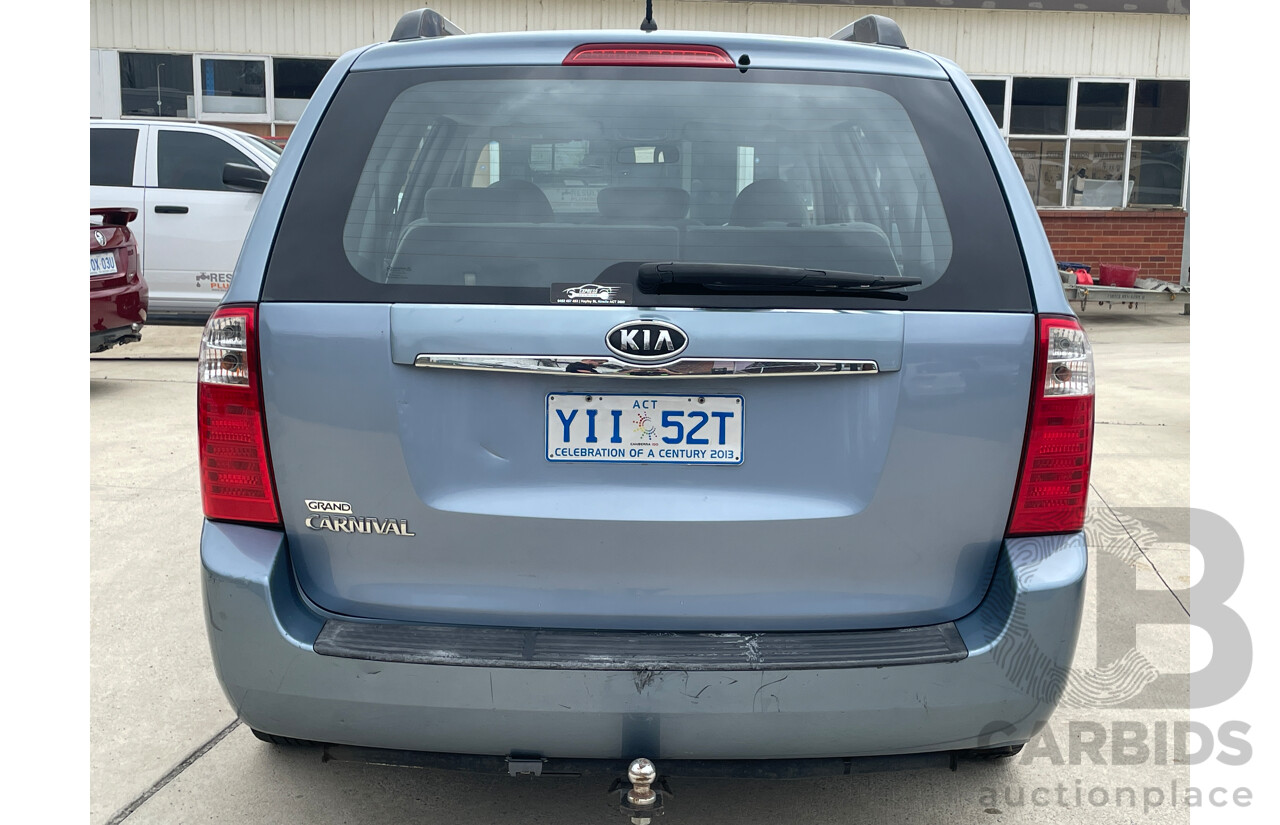 5/2011 Kia Grand Carnival Si VQ MY11 4d Wagon Blue 3.5L