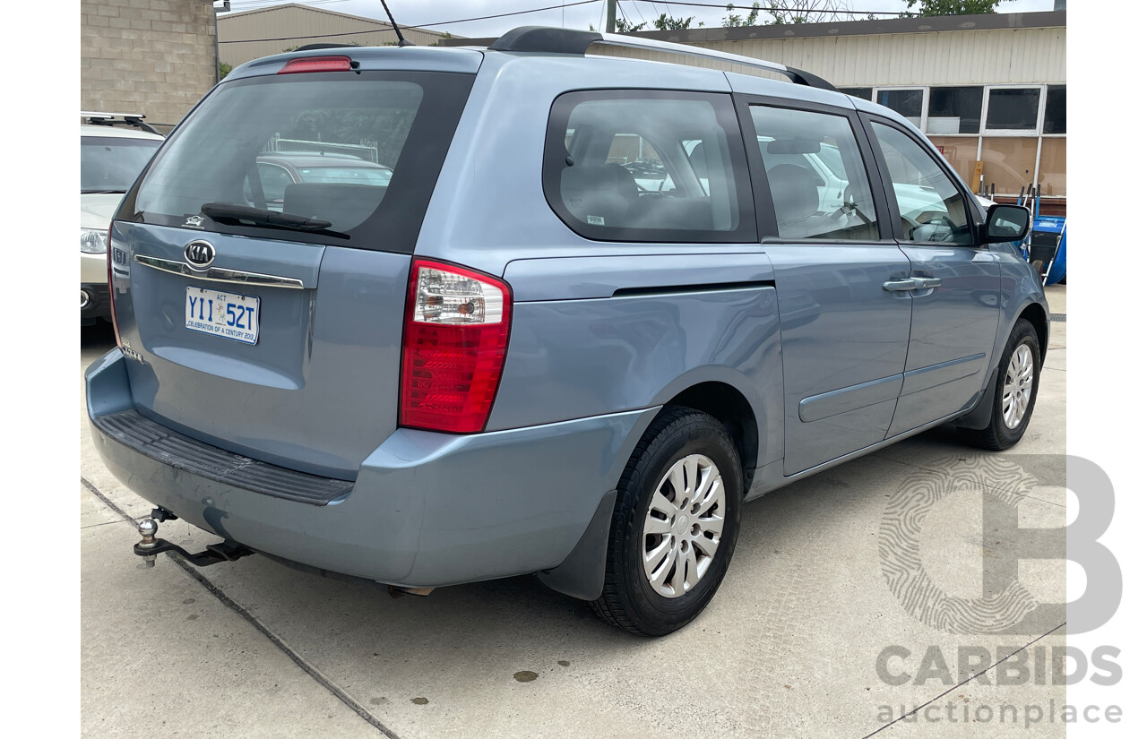 5/2011 Kia Grand Carnival Si VQ MY11 4d Wagon Blue 3.5L