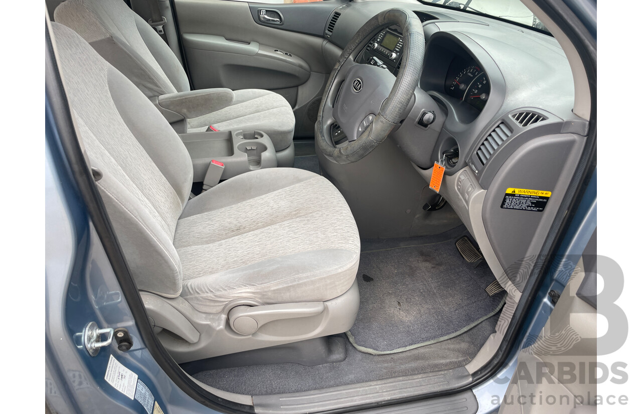 5/2011 Kia Grand Carnival Si VQ MY11 4d Wagon Blue 3.5L