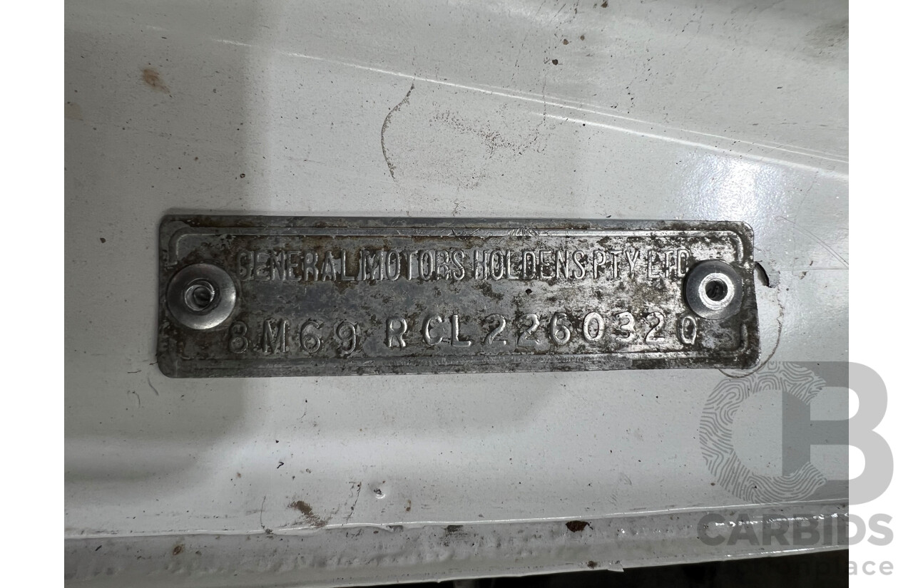 12/1972 Holden SS  HQ 4d Sedan Lettuce Alone 253ci V8 - Project Car