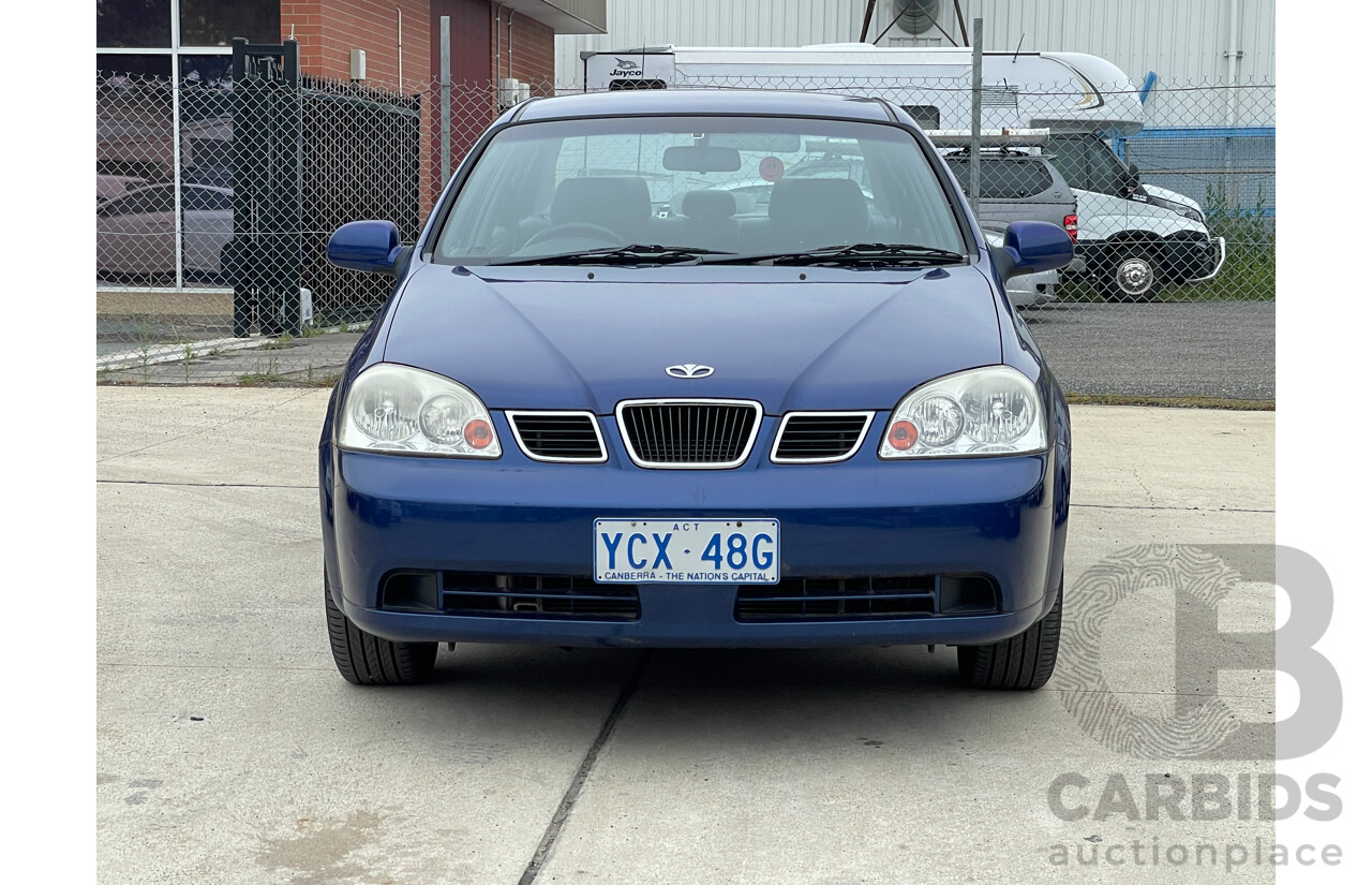 8/2003 Daewoo Lacetti  SX 4d Sedan Blue 1.8L