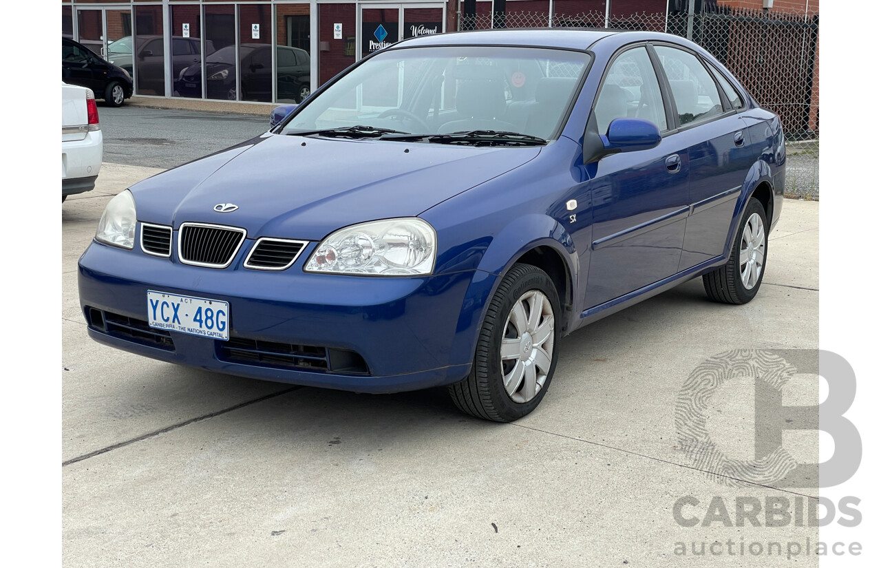 8/2003 Daewoo Lacetti  SX 4d Sedan Blue 1.8L