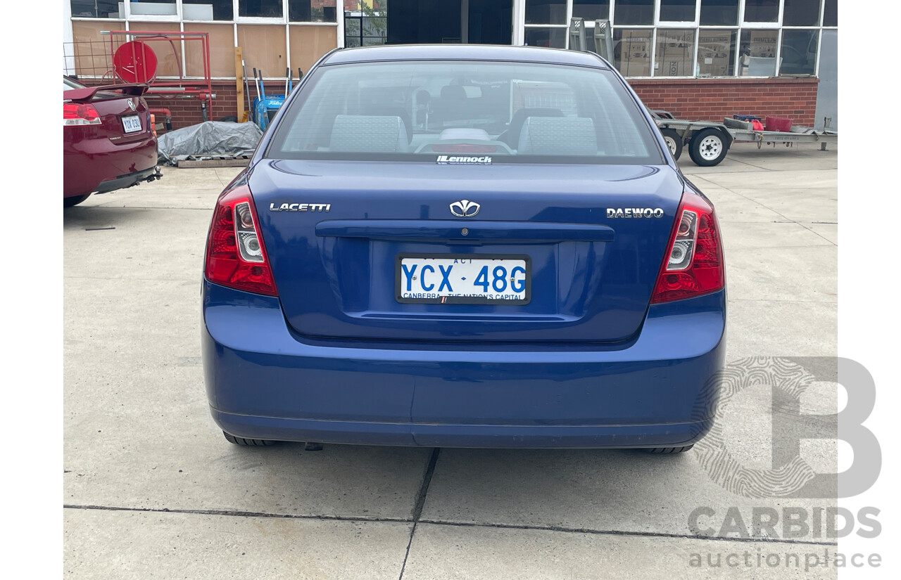 8/2003 Daewoo Lacetti  SX 4d Sedan Blue 1.8L