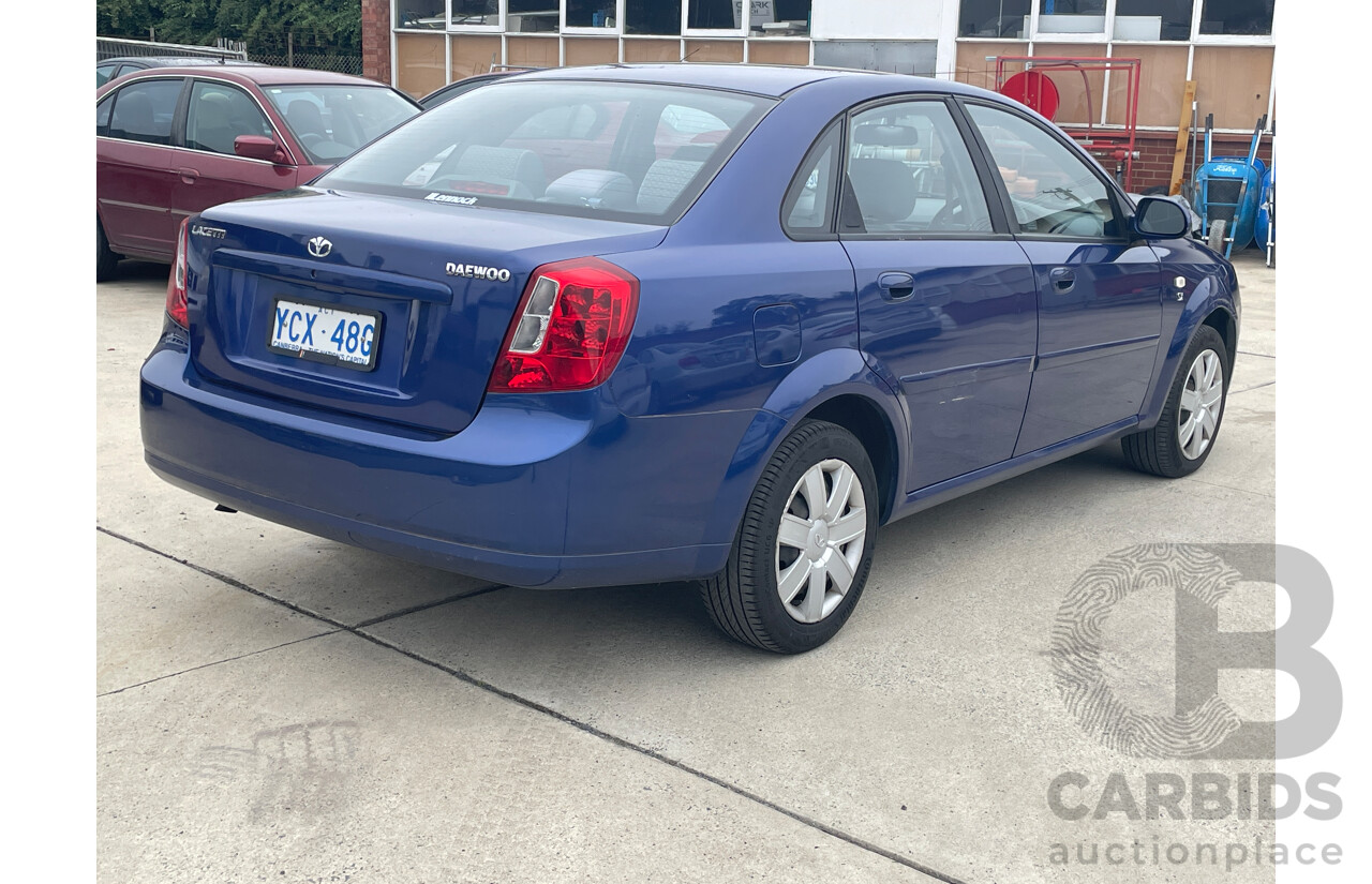 8/2003 Daewoo Lacetti  SX 4d Sedan Blue 1.8L
