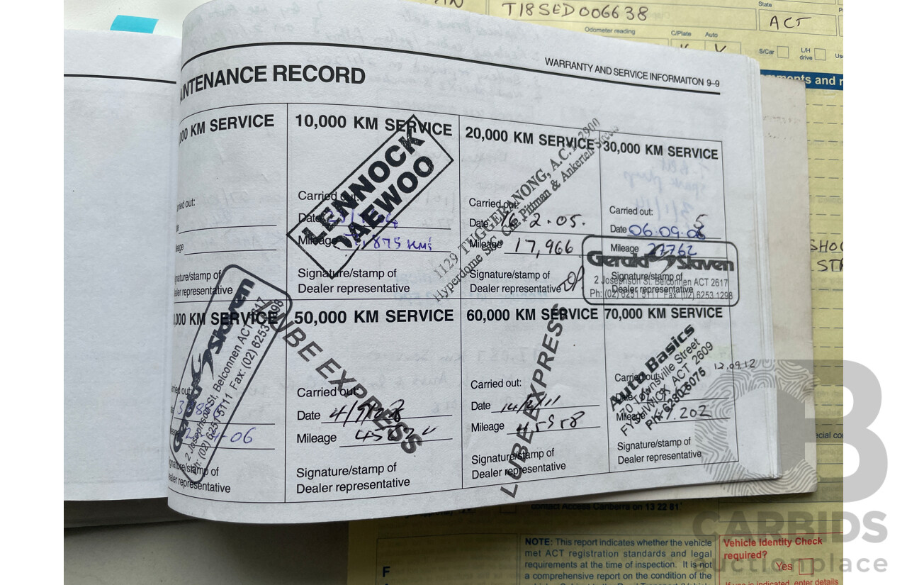 8/2003 Daewoo Lacetti  SX 4d Sedan Blue 1.8L