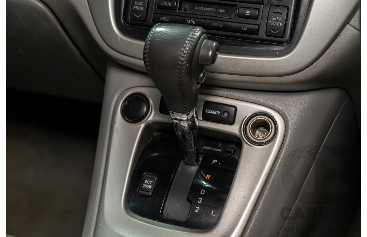 5/2007 Toyota Kluger CVX (4x4) MCU28R UPGRADE 4d Wagon Black 3.3L- 7 Seater