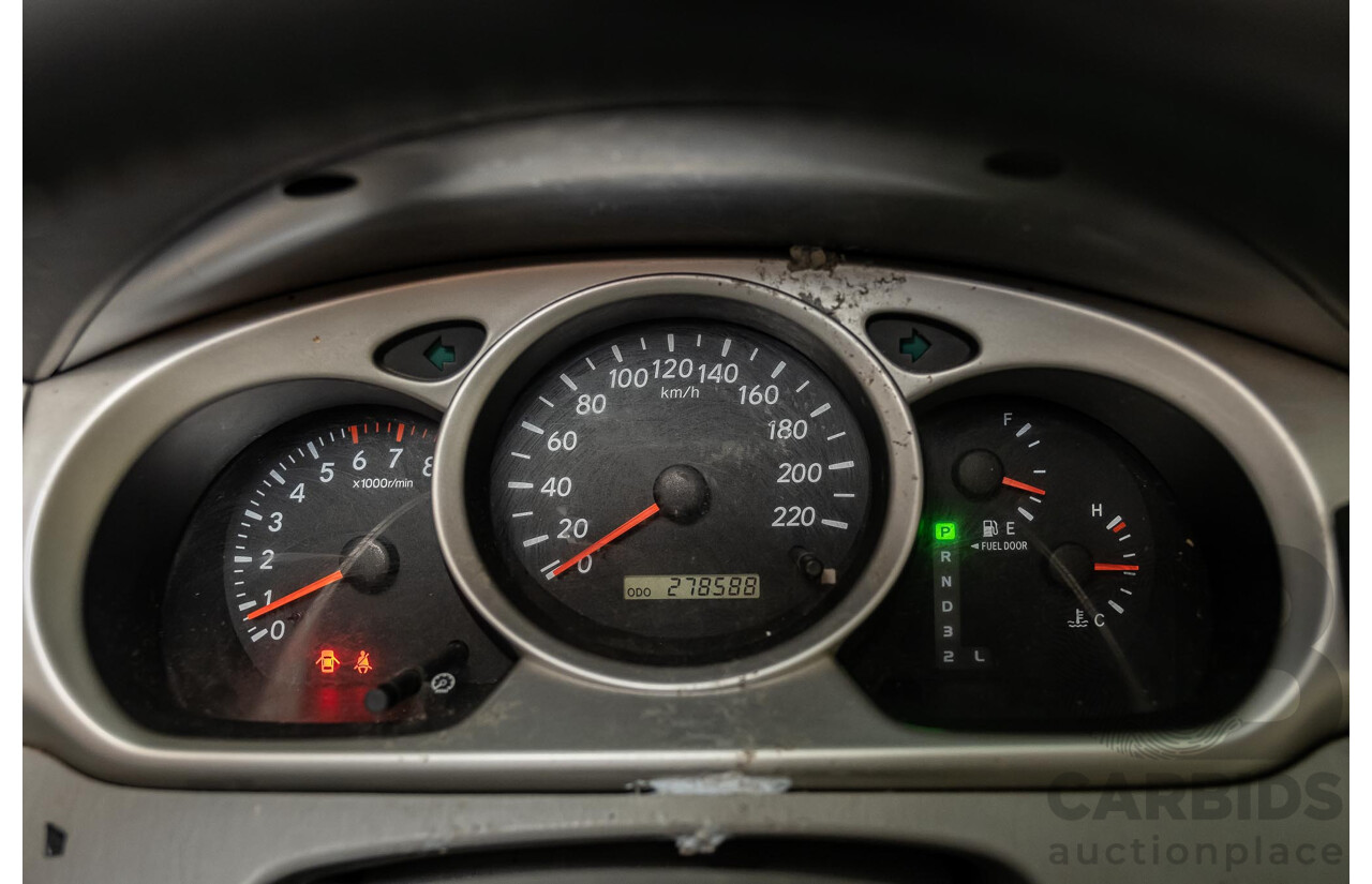 5/2007 Toyota Kluger CVX (4x4) MCU28R UPGRADE 4d Wagon Black 3.3L- 7 Seater