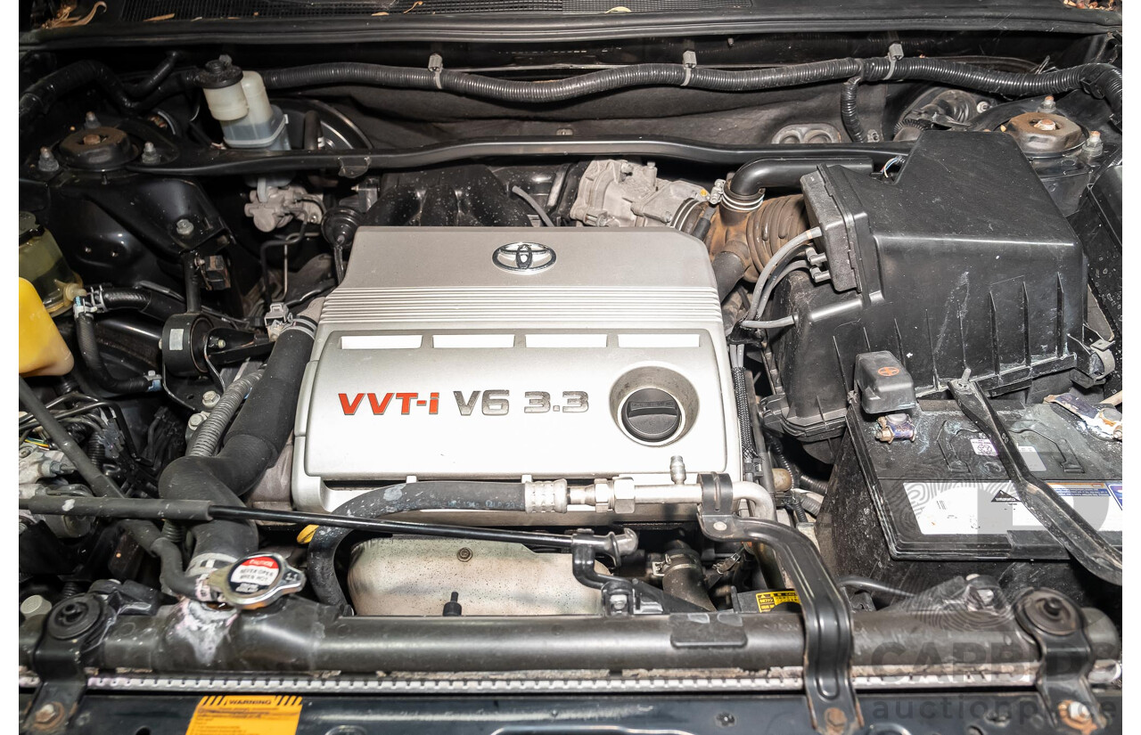 5/2007 Toyota Kluger CVX (4x4) MCU28R UPGRADE 4d Wagon Black 3.3L- 7 Seater