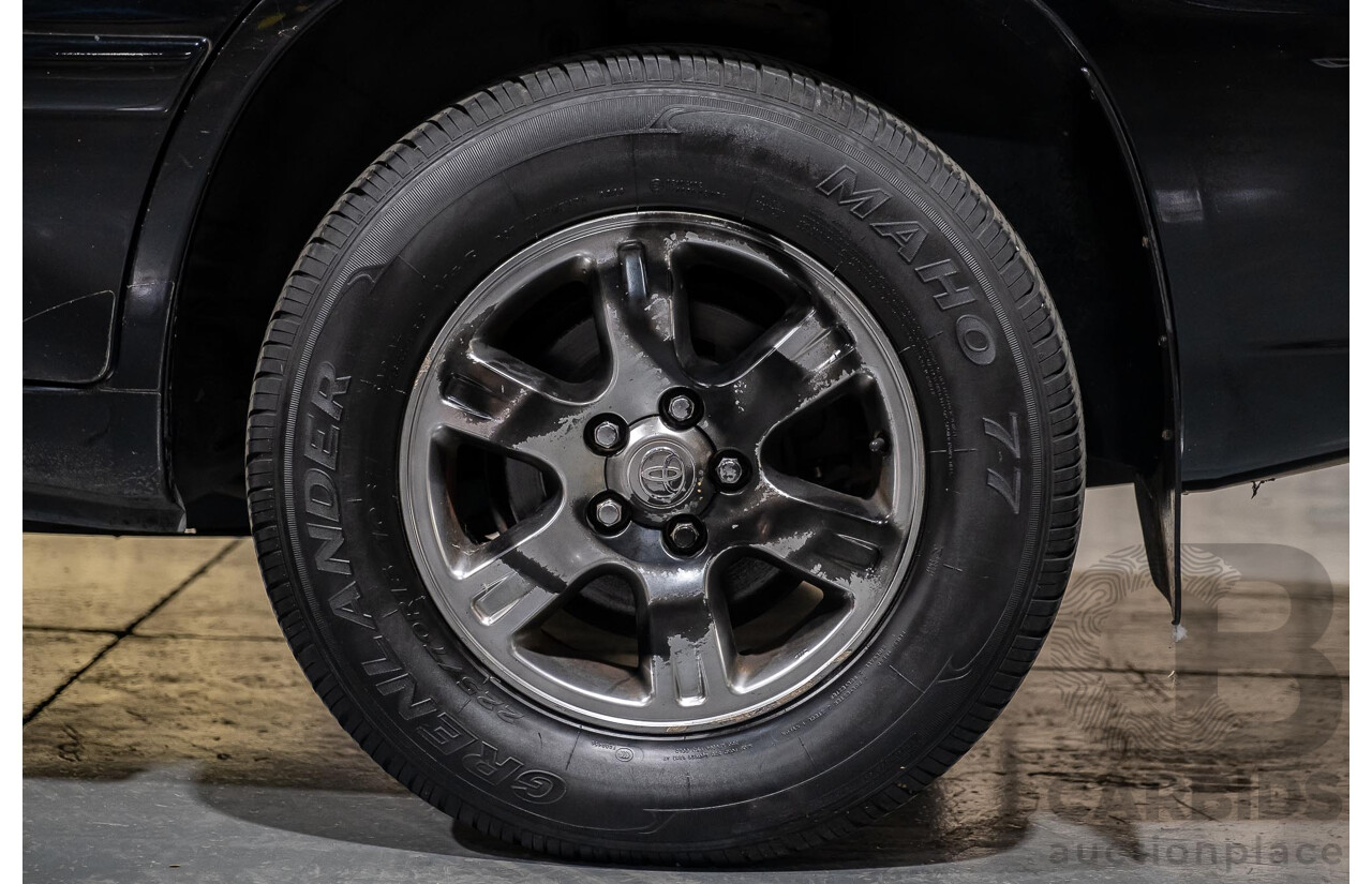 5/2007 Toyota Kluger CVX (4x4) MCU28R UPGRADE 4d Wagon Black 3.3L- 7 Seater