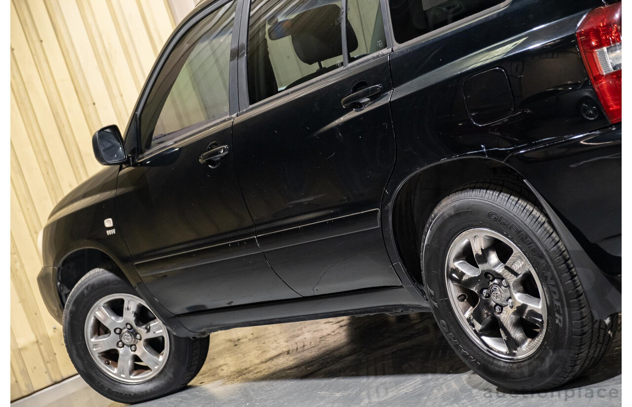 5/2007 Toyota Kluger CVX (4x4) MCU28R UPGRADE 4d Wagon Black 3.3L- 7 Seater