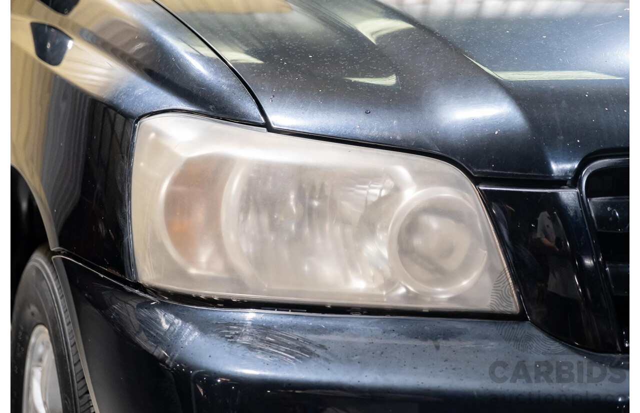 5/2007 Toyota Kluger CVX (4x4) MCU28R UPGRADE 4d Wagon Black 3.3L- 7 Seater