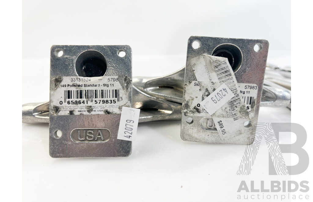 Group of Tools Including Leatherman Kick and Standard Skate Board Trucks Made in USA