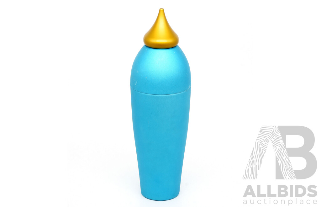 Fink + Co Anodised Aluminium Cocktail Shaker Designed by Robert Foster, Height 24.5cm