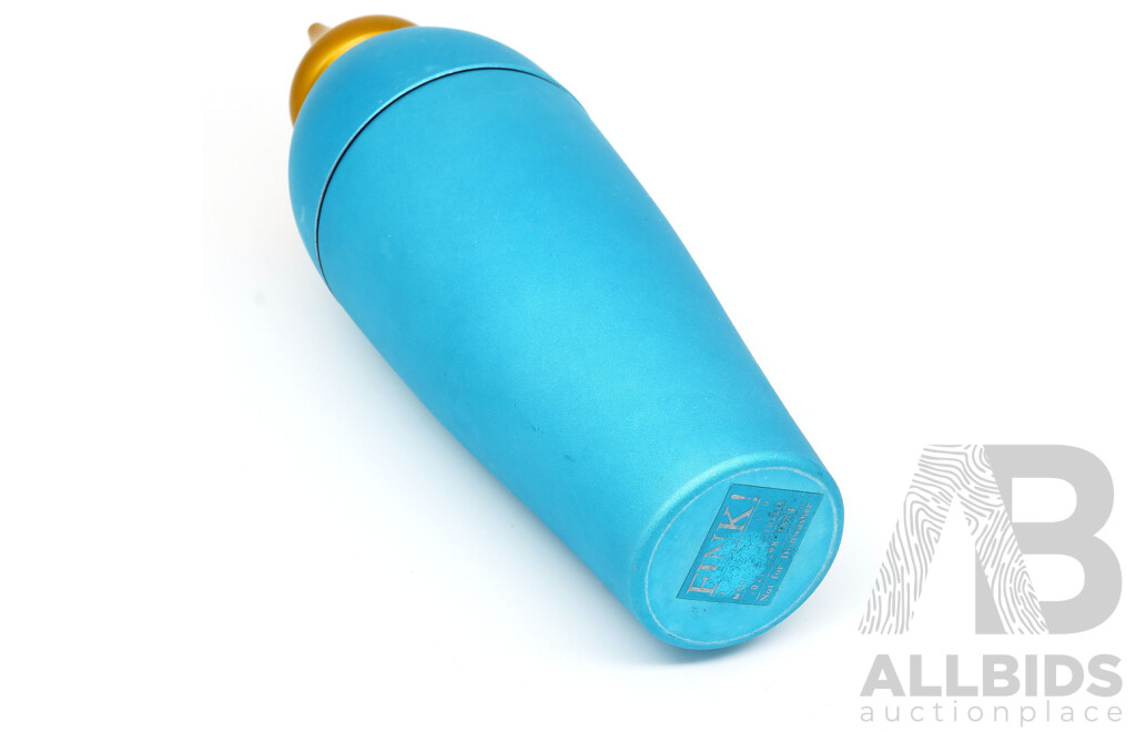 Fink + Co Anodised Aluminium Cocktail Shaker Designed by Robert Foster, Height 24.5cm