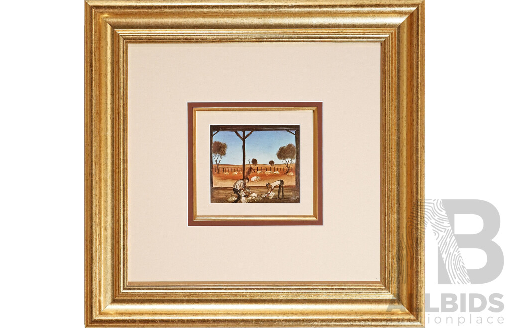 Well Framed Pro Hart Print, 52 - Lot 1483030 | ALLBIDS